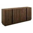 thumbnail image 1 of Pemberly Row Buffet Moderne en Bois à 4 Portes de 70 Pouces en Noyer Foncé, 1 of 5
