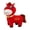 Red, variant on 2026 Chinese New Year of The Horse Plush Funny Smiling and Crying Horse Plushie Figurine, Zodiac Mascot and Decorative Figure for Home Store Restaurant Tabletop Decor