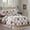 Beige, variant on King Size Plaid Quilt Set, Blue White Stripes Reversible Lightweight Patchwork Bedspread with 2 Shams for Boys Bedroom Decor
