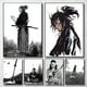 thumbnail image 2 of Póster de arte de guerrero Bushido Vagabond de Miyamoto Musashi, manga de anime japonés vintage, pintura en lienzo, impresiones de pared, imagen para decoración del hogar, 2 of 5