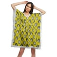 thumbnail image 1 of Moomaya Cutwork Lace Beach Kaftan For Women Printed Bikini Caftan Plus Size, 1 of 4