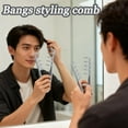 thumbnail image 6 of Texture Comb, Volumizing Wide-Tooth Hair Styling Comb, Fluffy Wide Tooth Curly Hair Comb, Men's Textured StylingComb for Volume, Fringe Parting Styling Accessory, for Men & Women, 6 of 7
