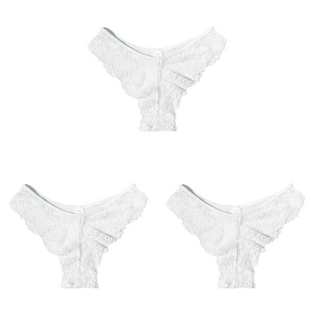 Women Bikini Panties Soft Hipster Women s Underwear Bikini Cotton Panty Ladies Stretch Sexy Sweat Pads for Women Underwear Briefs Remote Control ceangrtro White (3Packs) White (3Packs)