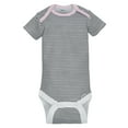 thumbnail image 6 of Assorted Short Sleeve Onesies Bodysuits, 5pk (Baby Girl), 6 of 8