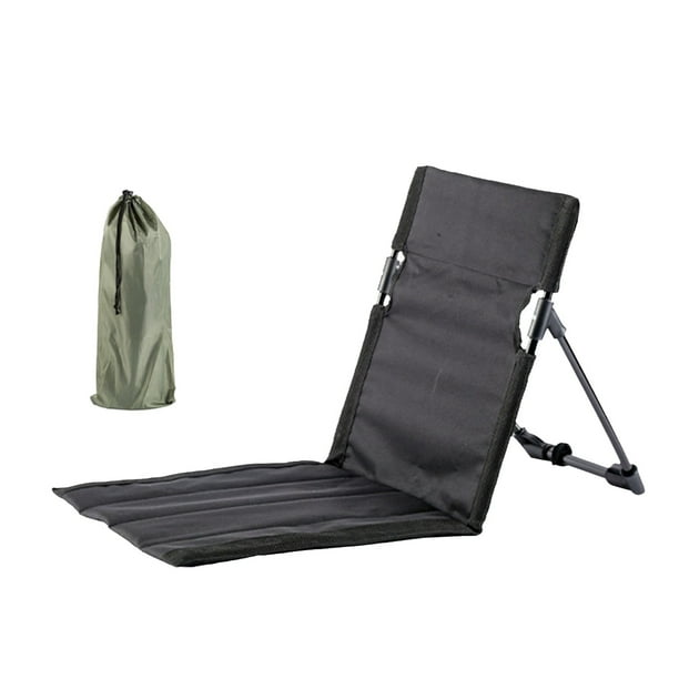 Silla plegable exterior Xihbxyly portátil ultraligera con respaldo para pesca y acampar Mazar