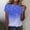 Sky Blue, variant on UANWENN Ladies Fashion Leisure Retro 3 D Dandelion Printing Short Sleeve T Shirt In Spring and Summer Coat Tee Shirt Women Graphic Women Compression Shirts Womens Lightweight Long Sleeve Shirt Pack