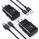 thumbnail image 1 of Best seller 2-Pack USB-C Charger Type C Charger Super Fast Charging 18W Charger Block with 6FT Android Phone Charger Cable Compatible Samsung Galaxy S26/S25/S24/S23/S22/S21 $13.49 Was $14.99, 1 of 1