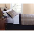 thumbnail image 2 of Mainstays Beige Plaid Bed in a Bag Coordinating 7-Piece Bedding Comforter Set, Full, 2 of 6