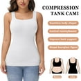thumbnail image 2 of MANIFIQUE Compression Tank Cami - Tummy and Waist Control Body Shapewear Camisole for Women, 2 of 6