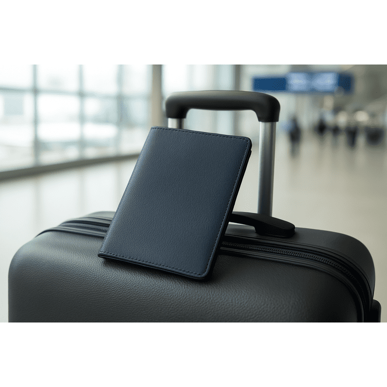 Protégé Black Passport Wallet With RFID Protection photo 6