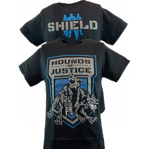 The Shield Hounds of Justice Mens Black T-shirt 3XL