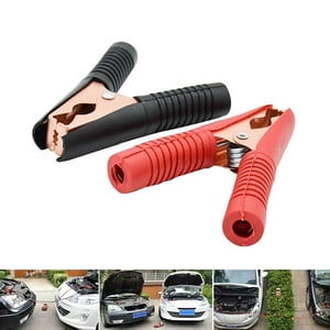 100A Copper For Alligator Clips Car Battery Charger Heavy Duty Crocodile Clamps Red And Black Mingyqi
