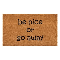 Calloway Mills 108303048 Be Nice or Go Away Doormat, 30 x 48 in.