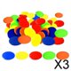 thumbnail image 1 of Paquete de 2-4 marcadores de discos para contar fichas de póquer, 100x, marcadores de fichas de bingo para fiesta 3 piezas, 1 of 8