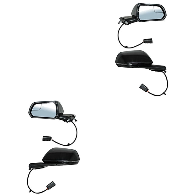 Par de Espejos Mustang 2015 A 2019 Ford Elect P/Pintar C/Direcc C/Punto Ciego Genérica .