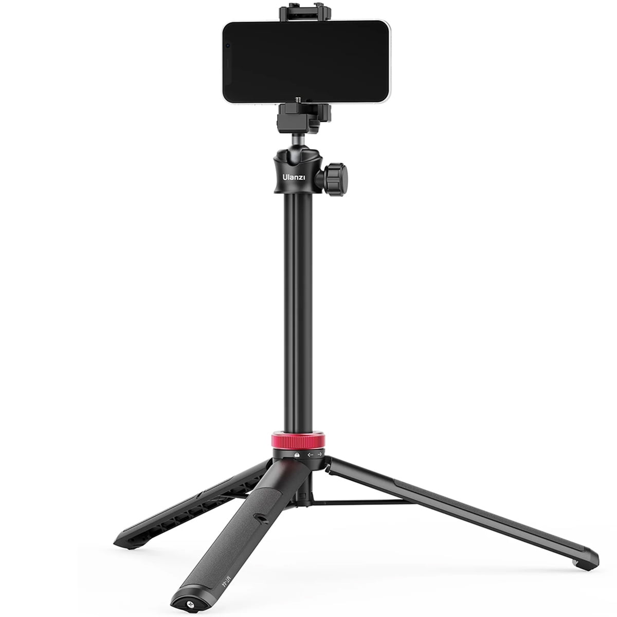 Ulanzi MT-44 Extendable Vlog Tripod for Camera and Smartphone, Black