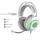 thumbnail image 4 of AAJAZZ CAMBIO AURICURADAS DE JUEGO Surrove auriculares estéreo Auriculares con cancelación de ruido Suministro portátil PVC Diadema Auricular para computadora PC Blanco 7.1USB Eigraketly EL005313-05B, 4 of 6
