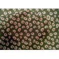thumbnail image 4 of oneOone Cotton Silk Olive Green Fabric Artistic Flower Craft Projects Decor Fabric Printed By The Yard 42 Inch Wide, 4 of 4