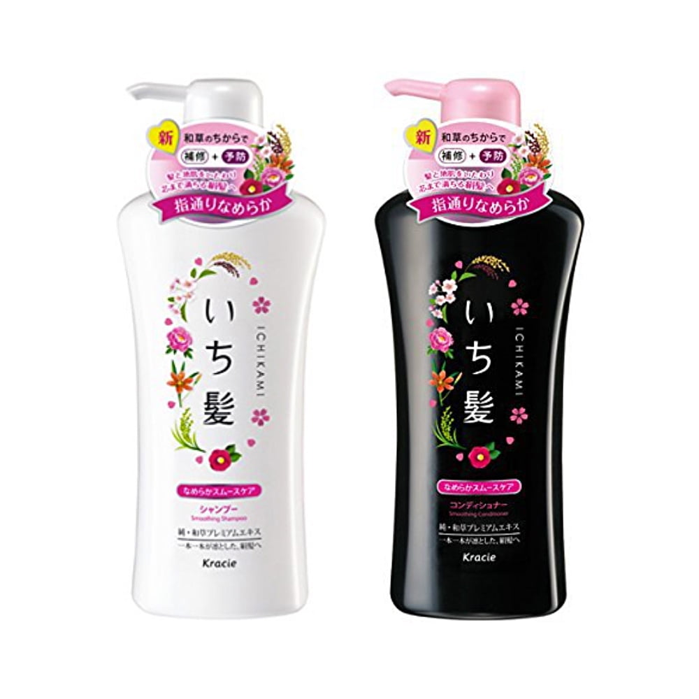 Kracie Ichikami Moisturizing Shampoo Conditioner Set 2x480ml - Walmart
