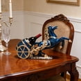 thumbnail image 7 of HuiXinOu Horse Carriage Metal Wine Bottle Holder Rack, Decorative Wine Stand for Home Bar Countertop Storage Display, 7 of 7
