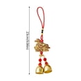 thumbnail image 4 of Year Of The Horse Wind Chime Ornament Plastic Decorative Pendant With Hanging Rope For Lunar New Year, 4 of 8