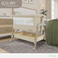 thumbnail image 3 of Evolur Lullaby Portable Bassinet With Wheels, Beige, 3 of 8