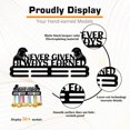 thumbnail image 4 of Medals Hanger Display Holder Rack Inspiring Word Theme Medals Display Wall Mounted Frame Medal Ribbon Holder Hooks for DIY Competition Medal Wall Hanging Display Mount Over 50 Medals, 4 of 7