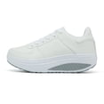 thumbnail image 4 of Espadrilles de Course Sport Décontractées pour Femmes à Lacets, Semelle Épaisse, Chaussures Shake, 4 of 9