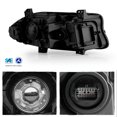 thumbnail image 2 of AKKON - Fits 2015-2021 Dodge Charger [Halogen Type] Projector Black Headlight Driver+Passenger w/LED DRL Running+Signal w/o Logo, 2 of 6