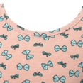 thumbnail image 3 of Richie House Girls' Sweet Little Bow Print Dress with Layered Bottom RH1867, 3 of 7