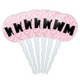 thumbnail image 1 of Wm Cupcake Picks Toppers - Set of 6 - Pink Speckles, 1 of 1
