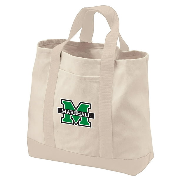 Broad Bay Cotton Marshall University Tote Bag or CANVAS Marshall