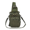 thumbnail image 1 of Bolsa de pecho jinwen mochila de utilidad para Ciclismo Trekking verde, 1 of 8