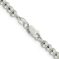 thumbnail image 3 of 925 Sterling Silver Ball Beaded Chain Styles Necklace 4 mm Beads on Box 18 inch, 3 of 4