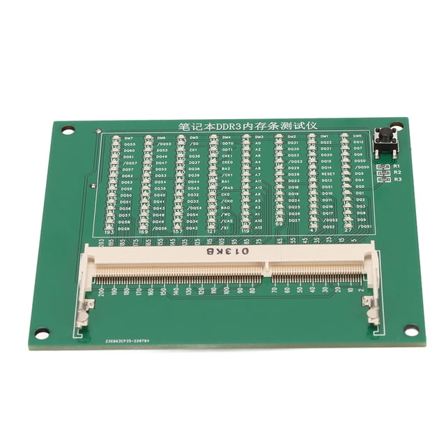 DDR3 Memory Test Card, DDR3 Memory Tester 110 LED Indicators Easy To Use Portable Circuit Test Tool For Laptop DDR3