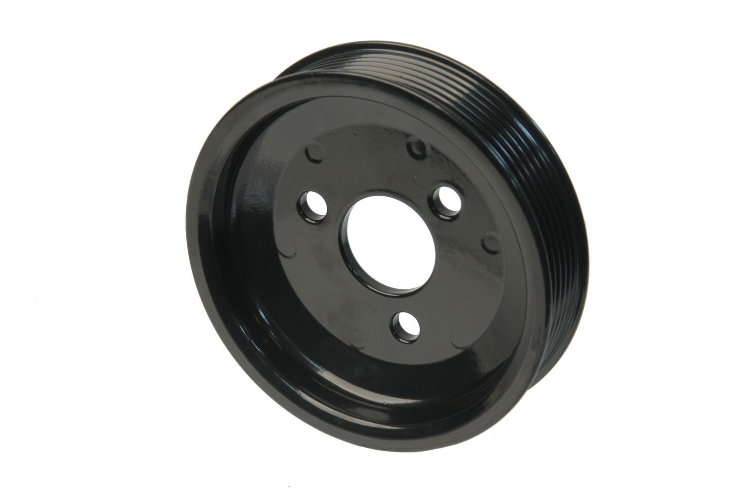 URO Parts 32427838220PRM Power Steering Pump Pulley Aluminum vs OEM plastic