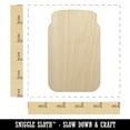 thumbnail image 2 of Mason Jar Solid Wood Shape Unfinished Piece Cutout Craft DIY Projects - 4.70 Inch Size - 1/8 Inch Thick, 2 of 7