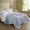 Light Blue + Bamboo 1, variant on YINGYUE Twin Size Bamboo Rayon Cotton Blanket 350GSM Diamond Jacquard Cooling Light Bed Throw Navy