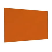 Floating Peach Magnetic Glass Board 36" X 48" Inches Eased Corners