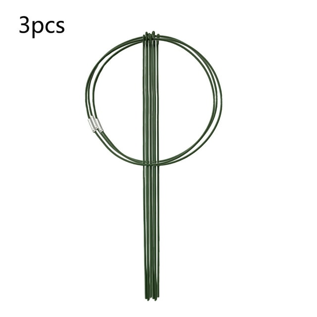 3 Pcs Plant Support Ring Rust Resistant Flower Garden Plant Garden Vegetables