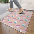 thumbnail image 4 of Pink Cartoon Unicorn Lightning Pattern Door Rugs,Washable Non Slip Door Mats Indoor,Decorative Door Mats,Entry Mat Indoor for Entrance,Bedroom,Kitchen,Bathroom,17"x30", 4 of 6