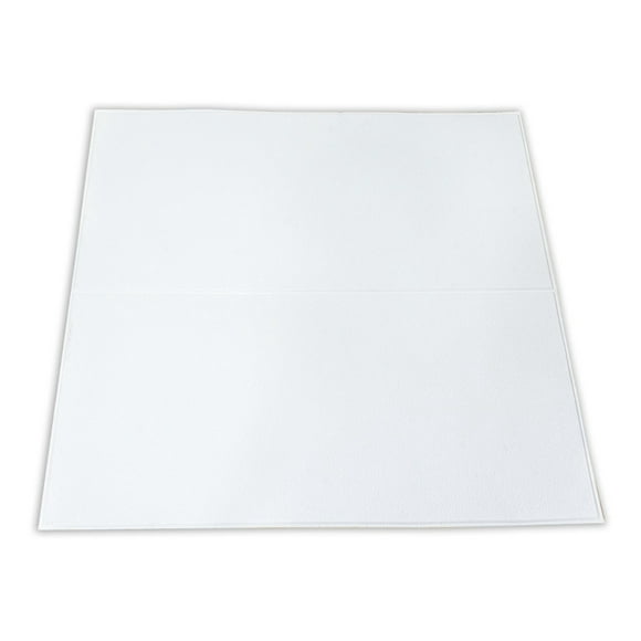 Panel Decorativo 3D JAUZ Paquete de 10 Piezas de 70x70 cm Color Blanco Modelo Mosaico Liso JAUZ Mosaico Liso
