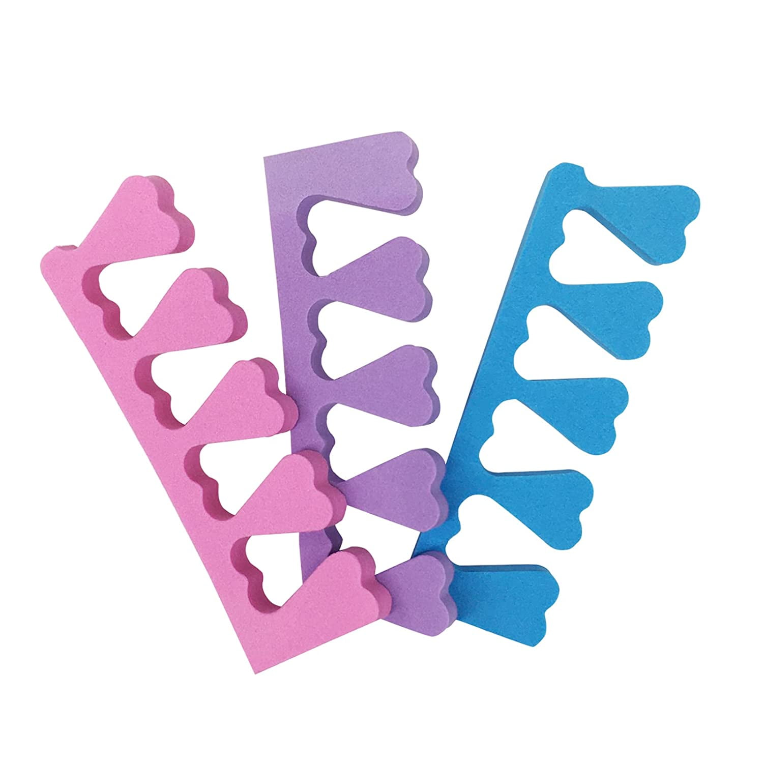 100 Pieces EVA Foam Toe Separator Soft Foam Finger Divider Sponge Toe