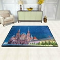 thumbnail image 2 of Dreamtimes Winter Red Square Non-Slip Area Rug 72"x48", Christmas Moscow Street Soft Non Slip Washable Floor Mats for Indoor Front Porch,Living Room, Bedroom,Kitchen, 2 of 7