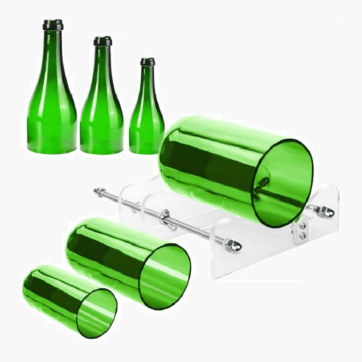 Wine Glass Bottle Cutter Kit Beer Jar DIY Cutting Machine Craft Recycle Tools 