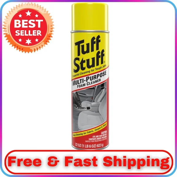 ELVY- Tuff Stuff All-Purpose Foam Cleaner For Car Detailing, 22 Oz