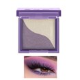 thumbnail image 1 of Eyeshadow Glazed Light Two Color Lazy Eye Shadow Plate Simple Waterproof Beginner Long Lasting Color Rendering Eye Shadow Without Makeup, Eyeshadow for Women, 1 of 9