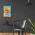 thumbnail image 6 of Epic Art 'Cute Pomeranian with Bow Tie' by Rebecca Wang Art, Acrylic Glass Wall Art, 16"x24", 6 of 8
