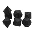 thumbnail image 1 of Juego de dados poliédricos de 7 piezas, color negro, para juegos de rol, accesorios para beber, juego de mesa, 1 of 9
