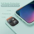 thumbnail image 4 of Entronix Silicone Case Compatible with iPhone 13, Protective Cover, Teal Blue, 4 of 6